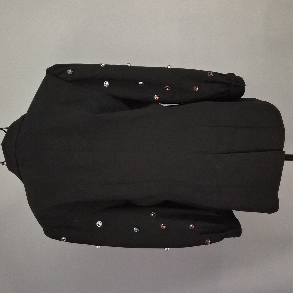 Cinq A Sept Embellished Black Women's Blazer - Picture 5 of 10